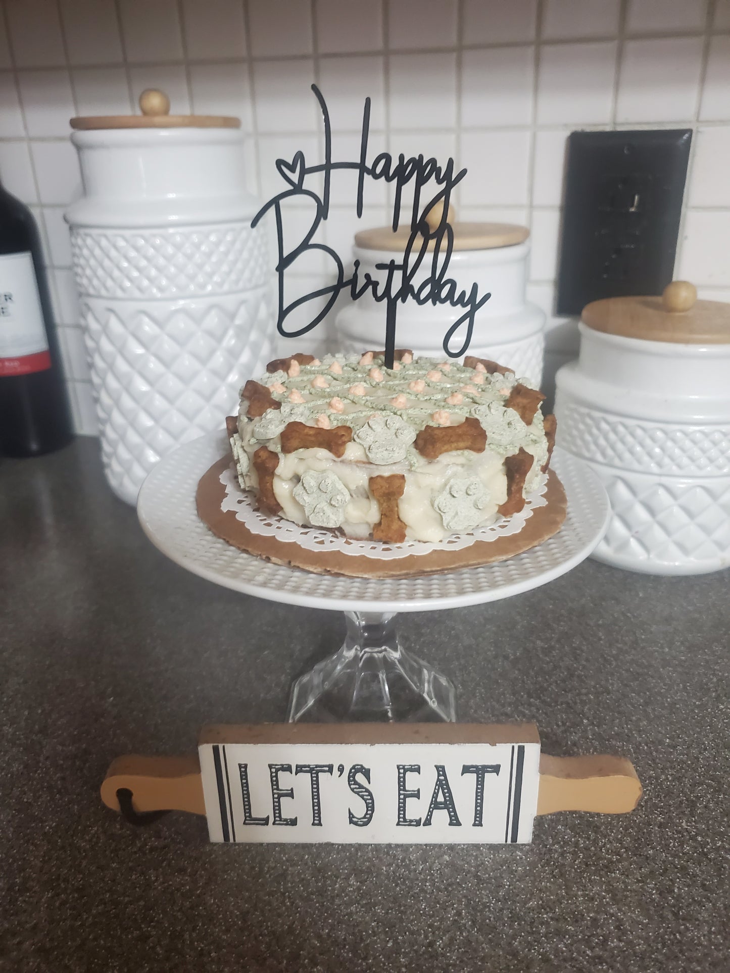 Doggy Barkday Cake