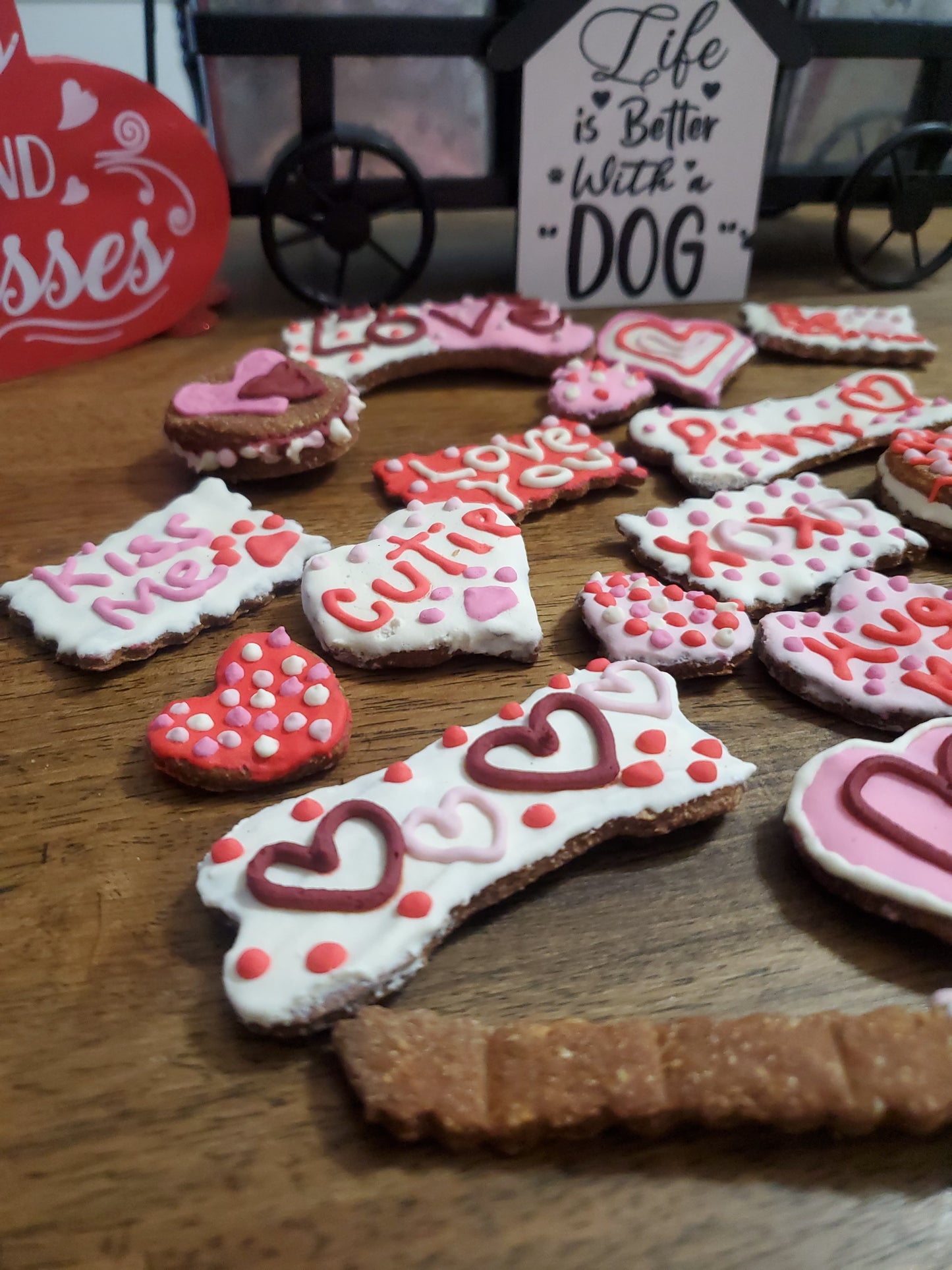 Valentines Doggy Cookies