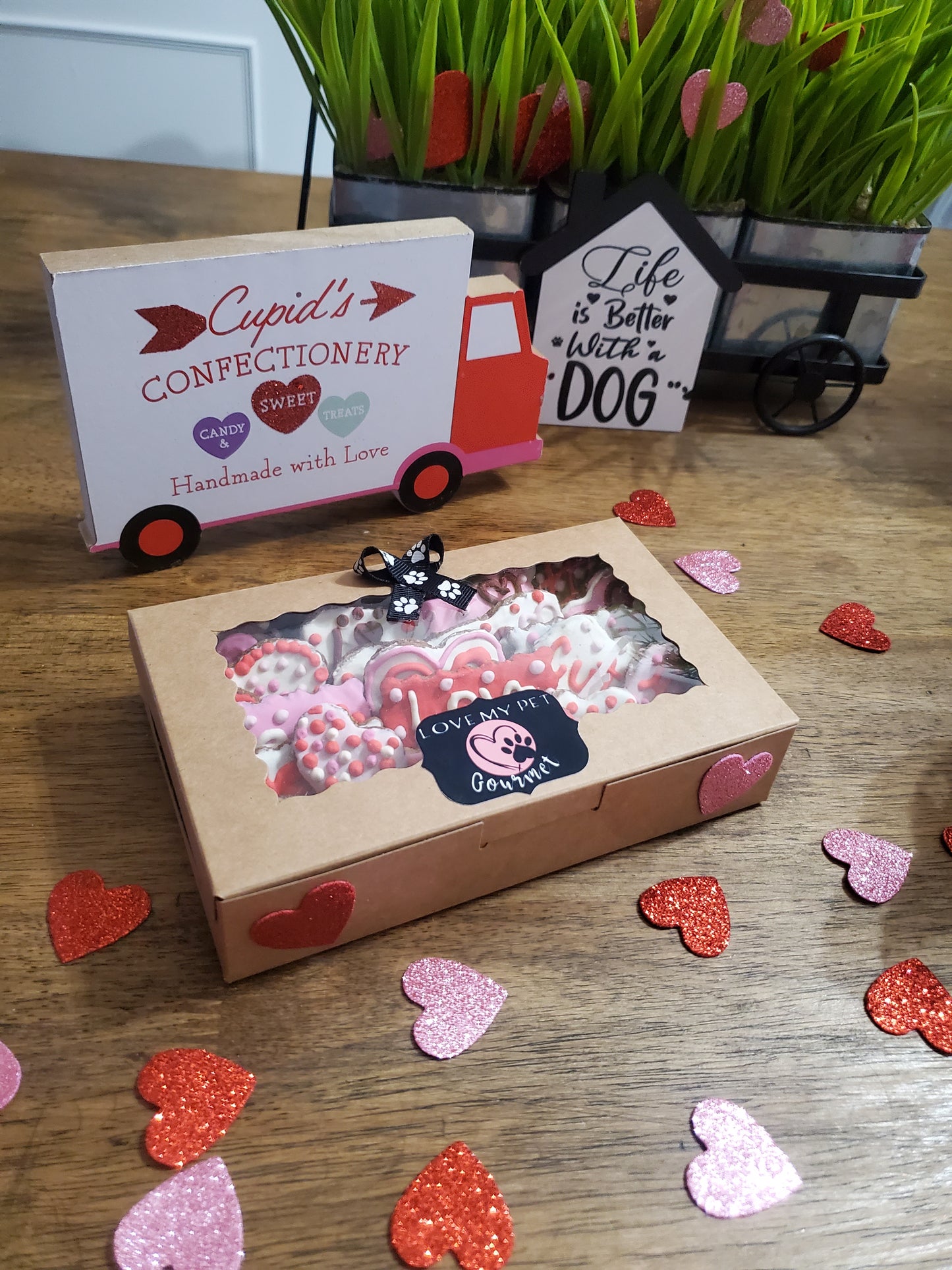 Valentines Doggy Cookies